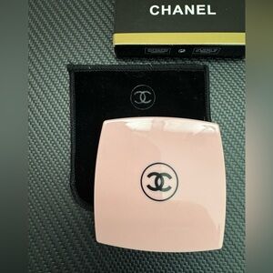 CHANEL Double Mirror – Limited Edition Pink with Velvet Pouch
